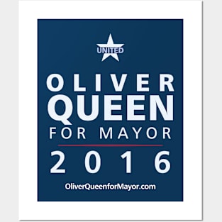 Oliver Queen for Mayor Posters and Art